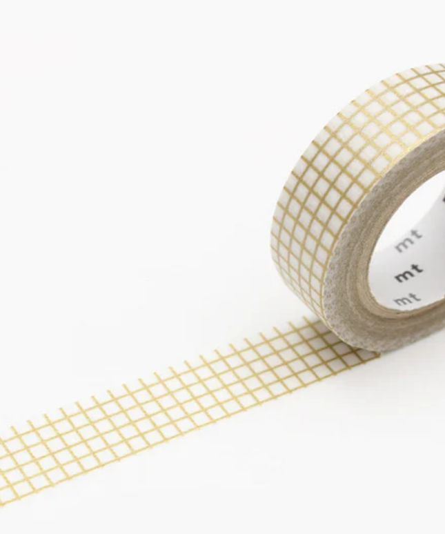 Gold Grid MT Washi Tape