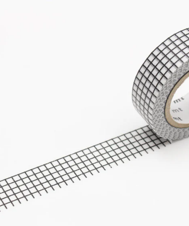 Black Grid MT Washi Tape