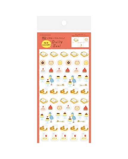 Red Mini Icons Sticker Sheet