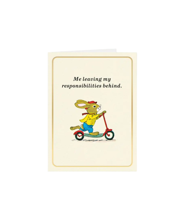 Leaving My Responsibilities Mini Card