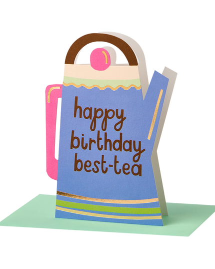 Happy Birthday Best-Tea Card