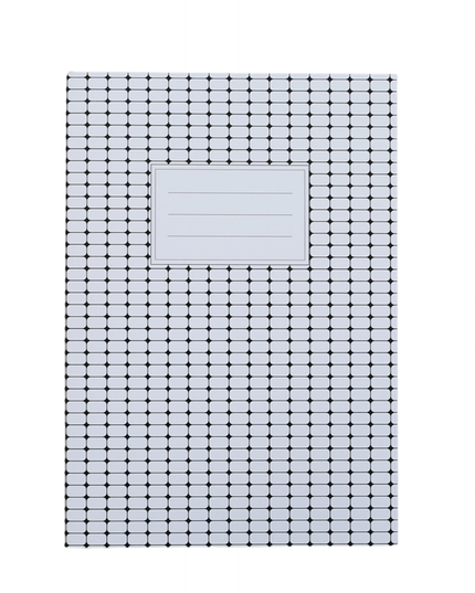 A5 Blank Notebook - White Block