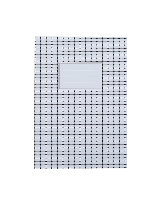 A5 Blank Notebook - White Block