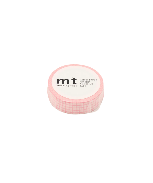 Light Pink Grid MT Washi Tape