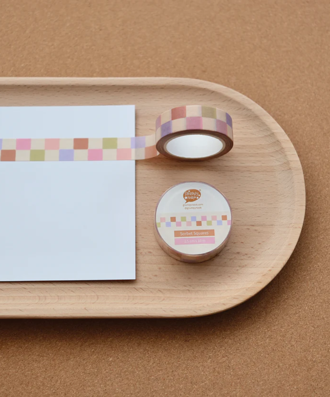 Sorbet Squares Washi Tape