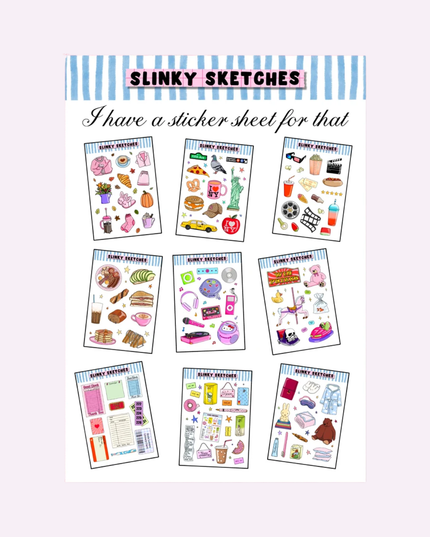 Mini Sticker Sheets Sticker Sheet