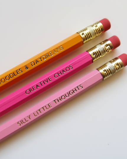 Gold Foiled Quote Pencils