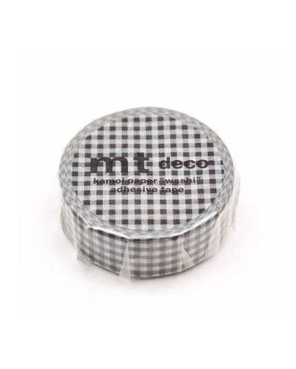 Black Gingham MT Washi Tape