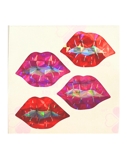 Prismatic Lips Stickers (off the roll)