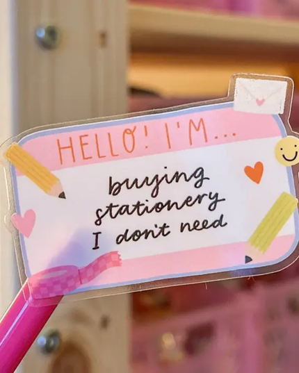 Hello My Name is...Sticker