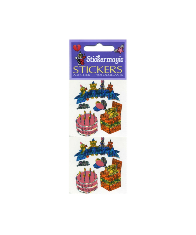 Sparkle Birthday Stickers
