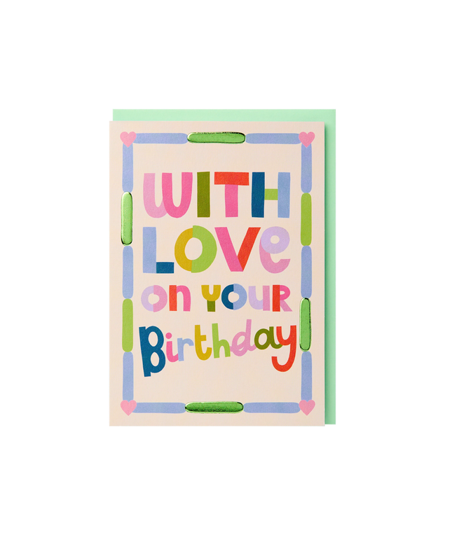 With Love on Your Birthday Card