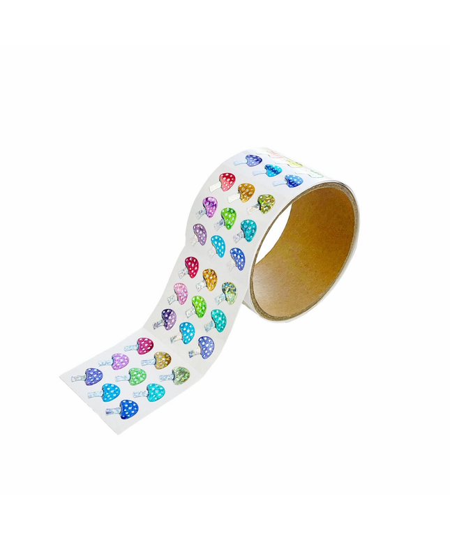 Prismatic Mushroom Stickers