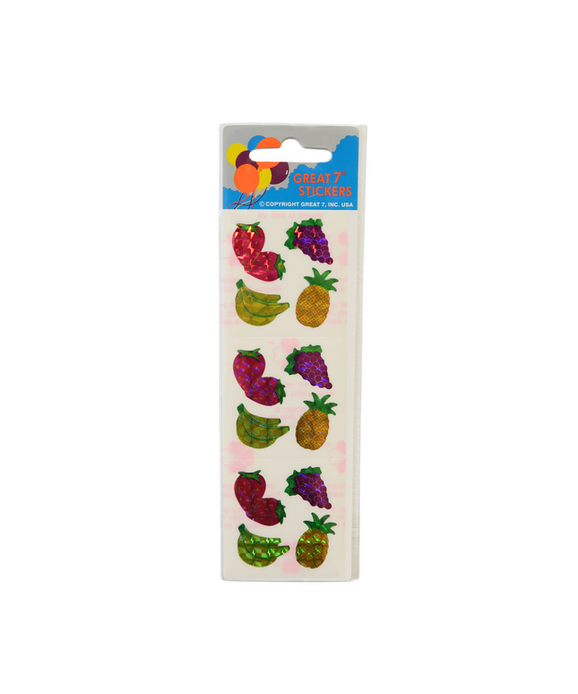 Prismatic Fruit Stickers