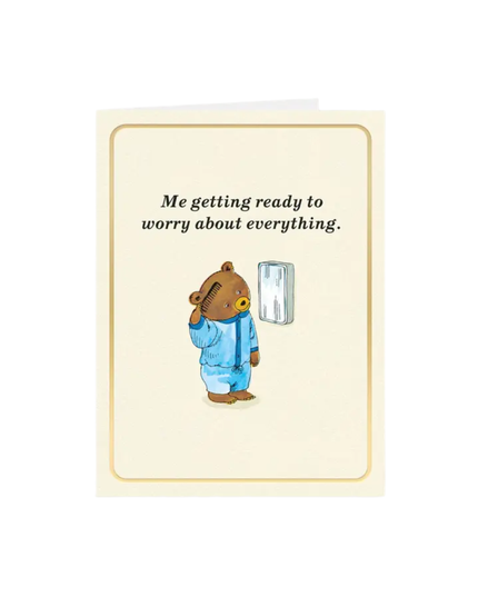 Worrying Mini Card