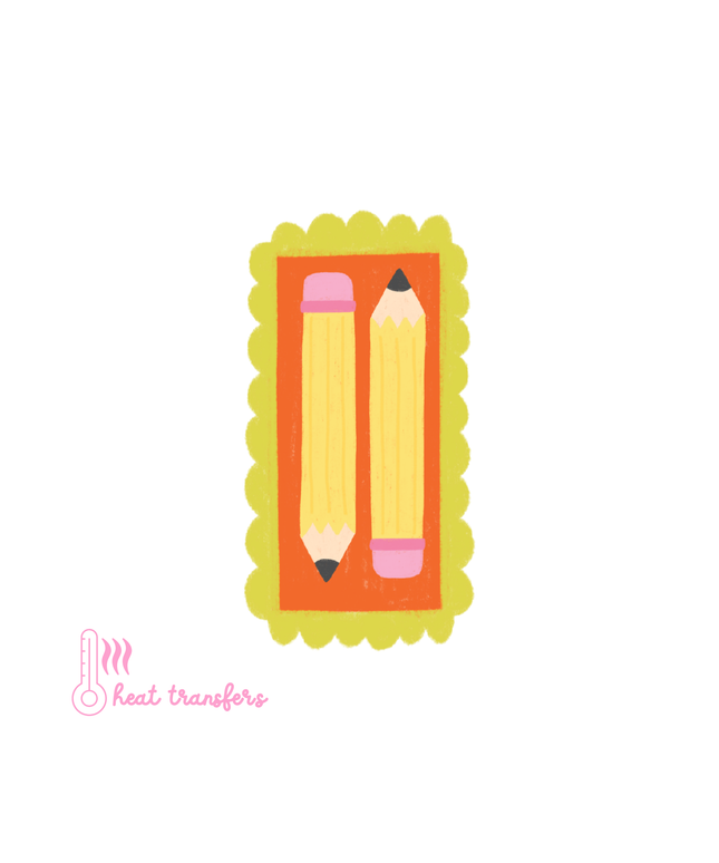 Pencil Stamp Heat Transfer