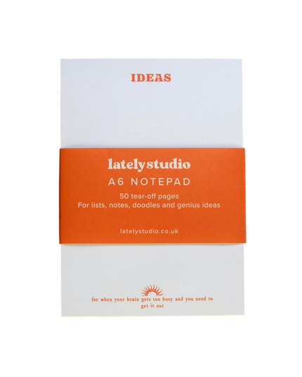 A6 Ideas Notepad