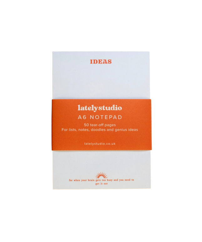 A6 Ideas Notepad