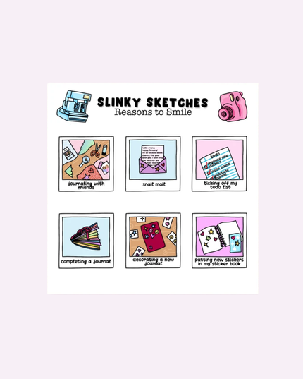 Reasons to Smile Sticker Sheet