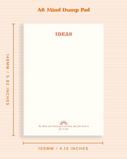 A6 Ideas Notepad
