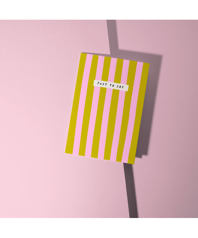 Just to Say Card