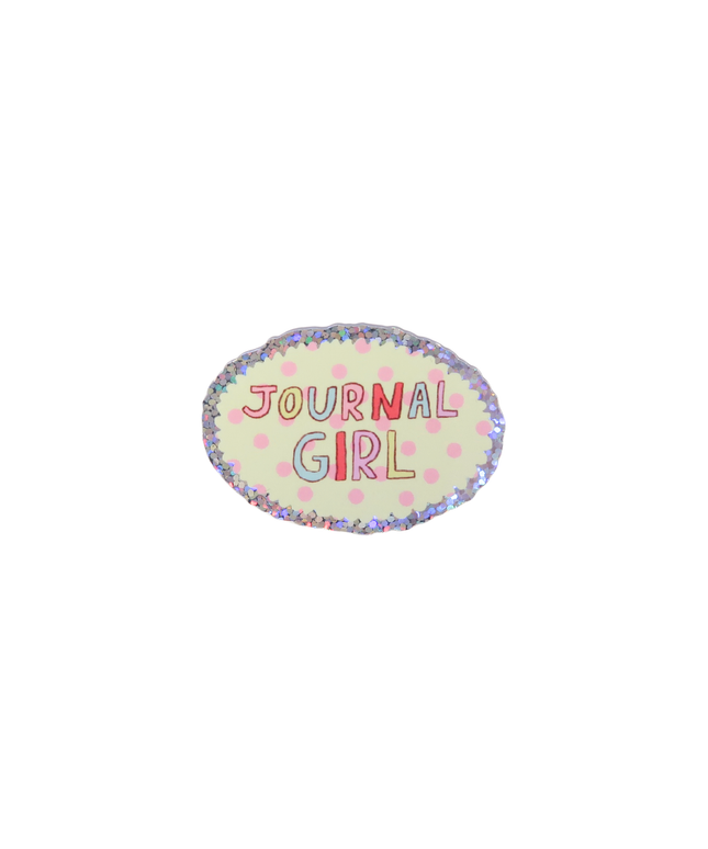 Journal Girl Sticker