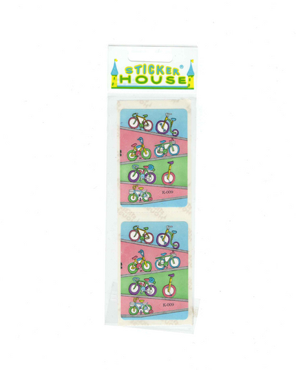 Pastel Bike Stickers