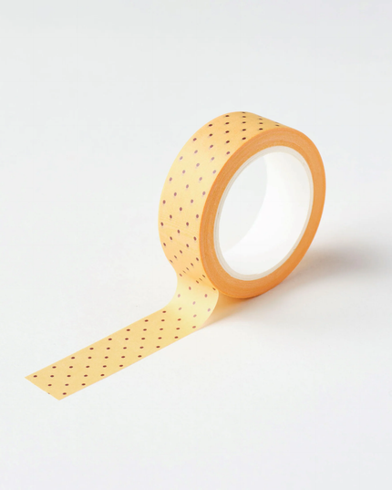 Yellow Polka Dot Washi Tape