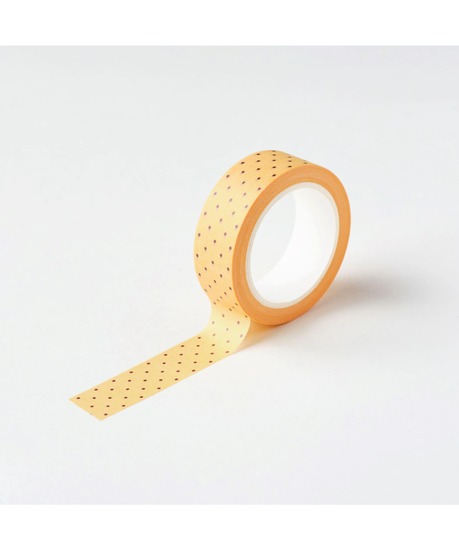 Yellow Polka Dot Washi Tape
