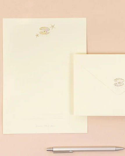 Aurora Shell Letter Writing Set