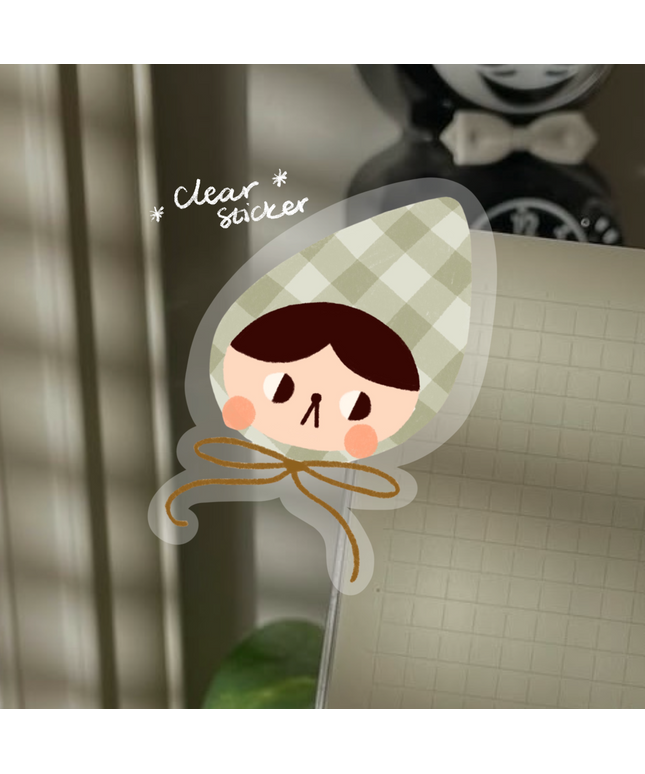 Little Lady Clear Sticker