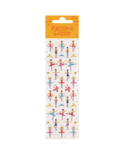 Glitter Ballerina Stickers