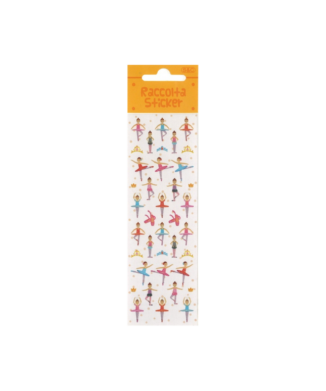Glitter Ballerina Stickers