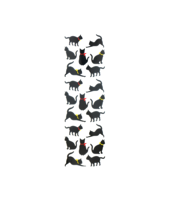 Black Cats Sticker Sheet