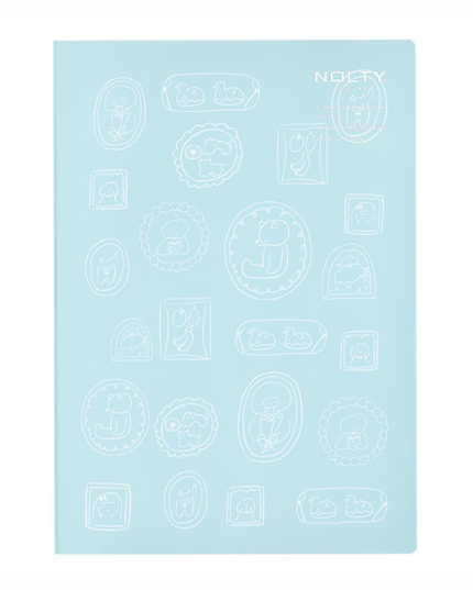 Bear Frame A5 Square Grid Notebook