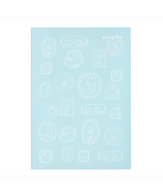 Bear Frame A5 Square Grid Notebook