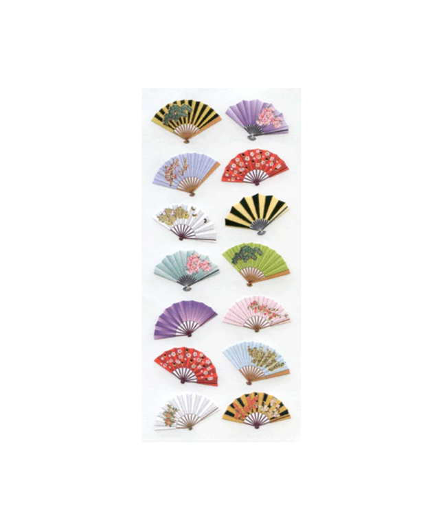 Paper Fan Sticker Sheet
