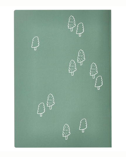 Bear Walk A5 Square Grid Notebook