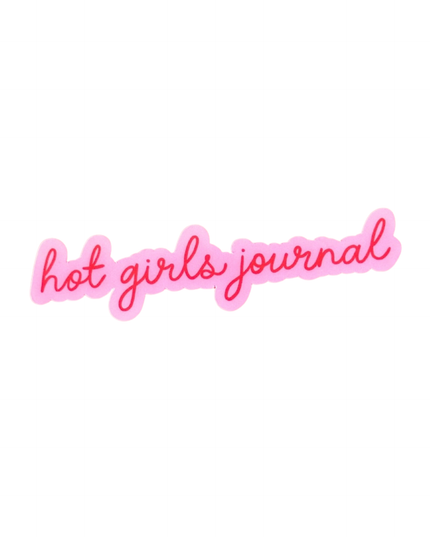 Hot Girls Journal Sticker