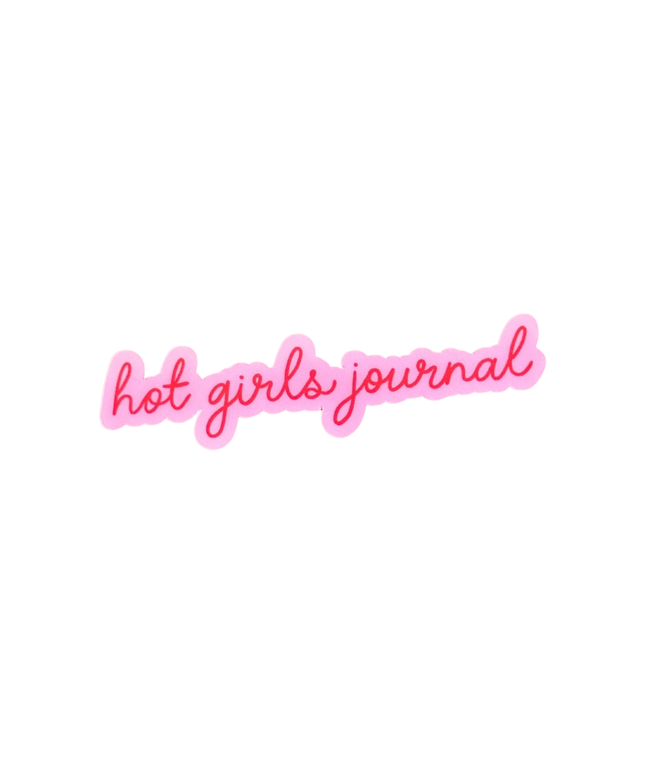 Hot Girls Journal Sticker