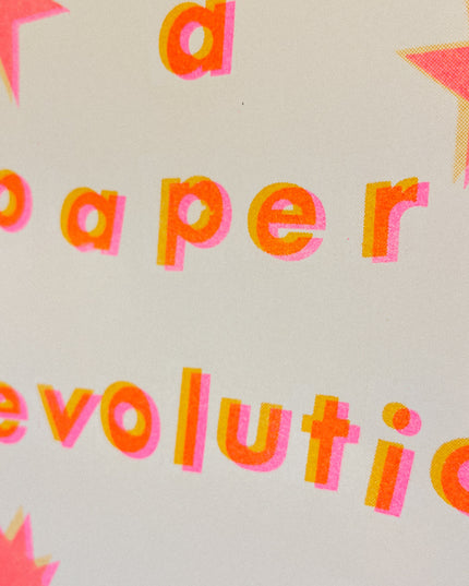 Paper Revolution Risograph Print