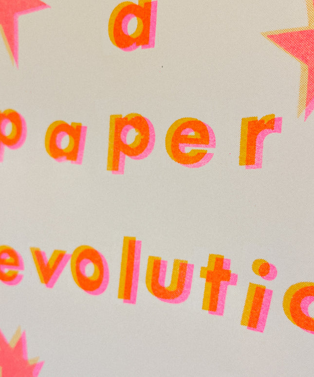 Paper Revolution Risograph Print