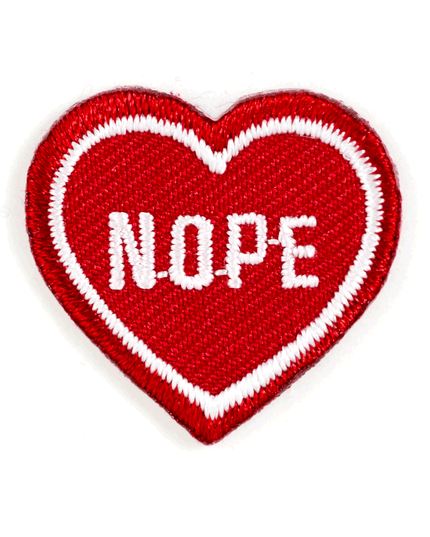 NOPE Sticker Patch