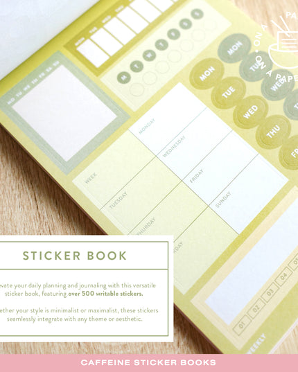 Caffeine Sticker Book