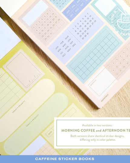 Caffeine Sticker Book