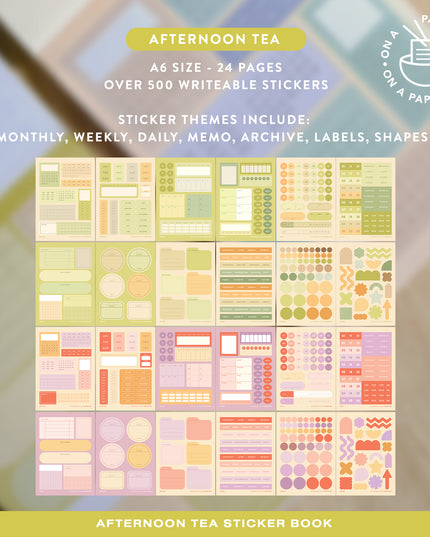 Caffeine Sticker Book
