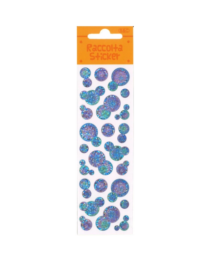 Glitter Bubble Stickers