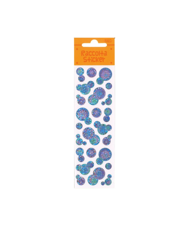 Glitter Bubble Stickers