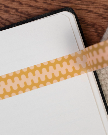 Yellow Green Geometric Washi Tape