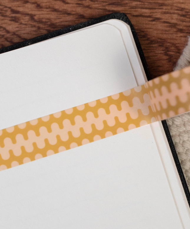 Yellow Green Geometric Washi Tape